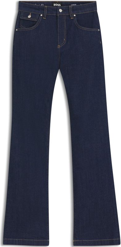 BOSS - LYRIS - Bootcut Jeans - Effen - Wide Leg Fit