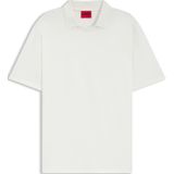 HUGO - 50542770 - Polo - Wit - Katoen - Korte Mouwen