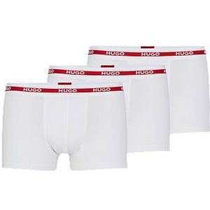 Set van drie korte boxershorts van stretchkatoen met logotailleband