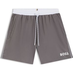 Sneldrogende zwemshorts met logoprint