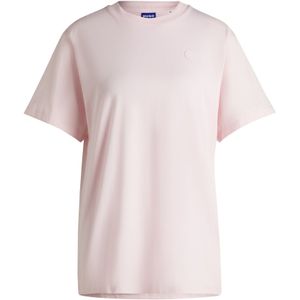 T-shirt van katoenen jersey met logopatch