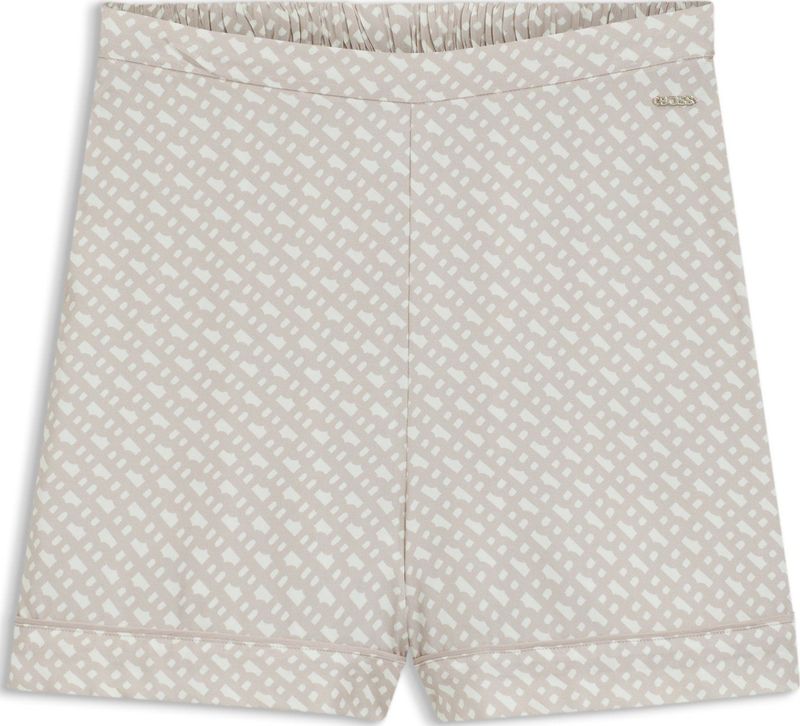 BOSS - Pyjamashort - Monogramprint - Met Contrastbiezen
