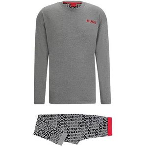 Relaxed-fit pyjama van zuivere katoen met logodetails - Cadeauset