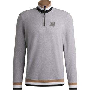 Sweatshirt in troyer-stijl van stretchkatoen, voor de ruitersport