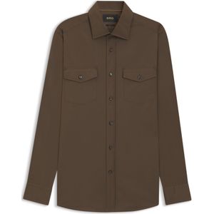 Slim-fit overhemd van Italiaanse katoenmix