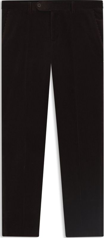 BECKHAM x BOSS - Slim Fit - Corduroy Broek - Effen - Puur Katoen