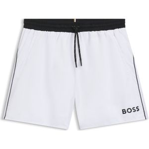 Sneldrogende zwemshorts met logoprint