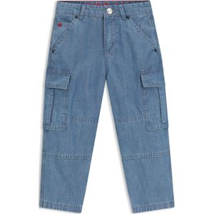 HUGO Kids - Jeans - Blauw - Loose-fit - Cargostijl