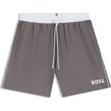 Sneldrogende zwemshorts met logoprint