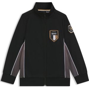 BOSS Cardigan - Team BOSS - Zwart m. Roze - BOSS - 5 jaar (110) - Cardigan