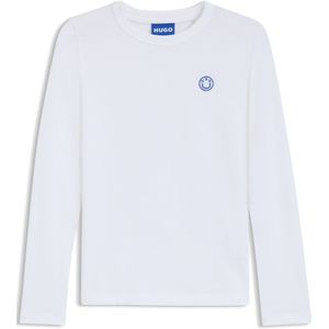 HUGO - Daliria - T-shirt - Blauw - Katoen