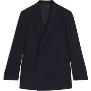 Double-breasted blazer van stretchwol uit de BECKHAM x BOSS-collectie