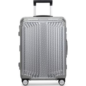 BOSS x Samsonite - Handbagage Koffer - Zilver - Geanodiseerd Aluminium