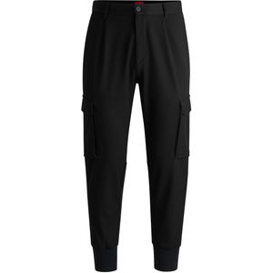 HUGO Menswear - Tapered-fit Broek - Stretchgabardine