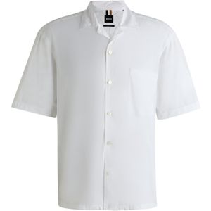 Relaxed-fit overhemd van Italiaanse katoenen popeline