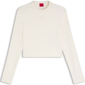HUGO - Dafilomena_3 - Shirt - Wit - Lange Mouw