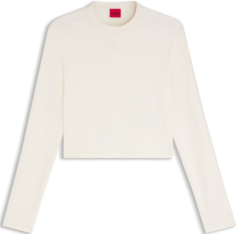 HUGO - Dafilomena_3 - Shirt - Wit - Lange Mouw