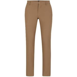 Slim-fit broek van een katoenmix