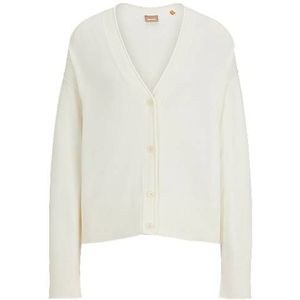 Regular-fit cardigan with button front
