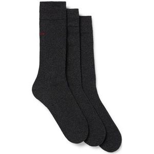 Set van drie paar sokken met normale lengte van een katoenmix