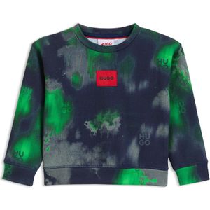 Kindersweater van een katoenmix met all-over print