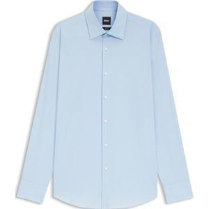 Slim fit zakelijk overhemd van katoenmix, model 'H-HANK'