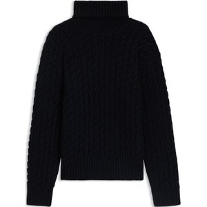 Kabelgebreide trui van wol en kasjmier uit de BECKHAM x BOSS-collectie