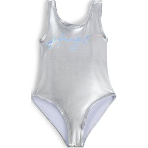 Kinderbadpak met metallic logo en spiegeleffect