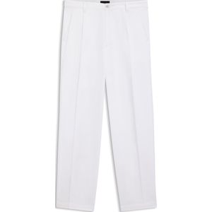 Relaxed-fit broek van katoenen twill
