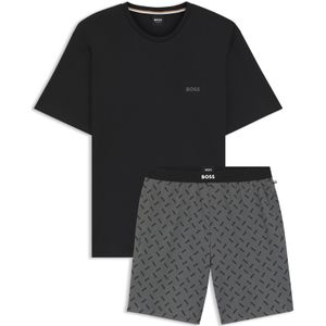 Pyjamaset van katoen met logodetails