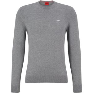 Regular-fit trui van een katoenmix