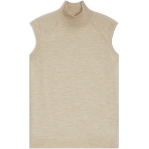 Top met hoge hals van merinowol
