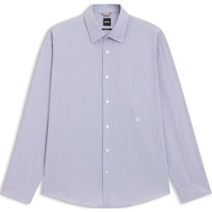 Relaxed-fit overhemd van gestreepte katoenen popeline