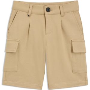 Cargoshorts voor kinderen van stretchpiqué