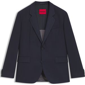 Modern-fit colbert van hoogwaardig stretchtwill