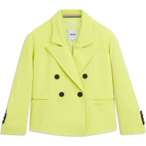 Double-breasted kindercolbert van stretchmateriaal