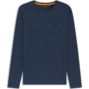 T-shirt van katoenen jersey met logopatch