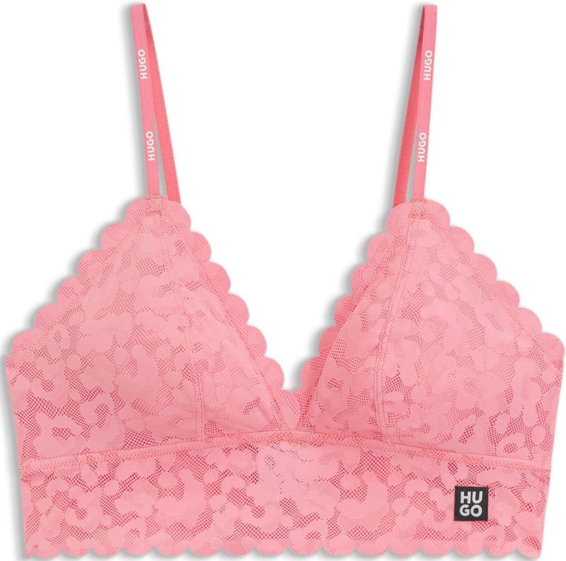 HUGO - Bh - Luipaardkant - Geschulpte Zoom - Ongewatteerd