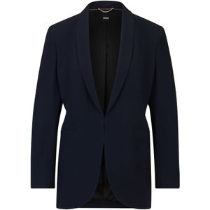 Regular-fit blazer met open voorkant