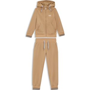 BOSS Kidswear - Trainingspak - Katoenmix - Met Logodetails