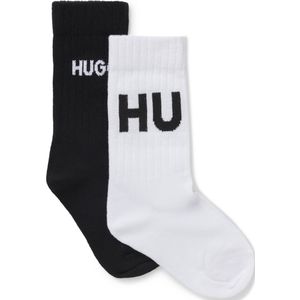 HUGO Kids - Huissokken - Set van Twee Paar - Katoenmix met Logodetails