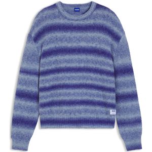 Oversized-fit trui met ombré strepen