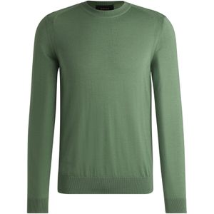 Regular-fit trui van wol, zijde en kasjmier