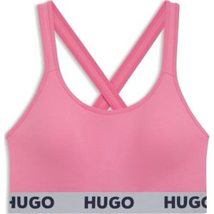 Hugo - 10241852 01 - Bralette - Zwart - Vaste Gewatteerde Sportbeha