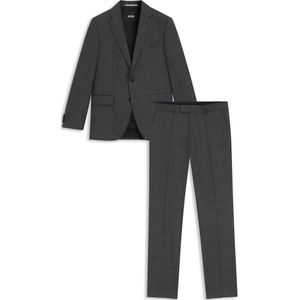 Tweedelig regular-fit pak van wol en linnen