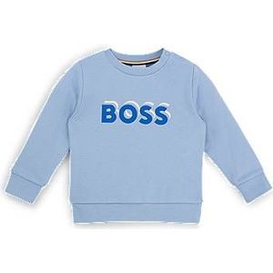 Sweatshirt voor kinderen van een katoenmix met logoprint