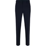 BOSS - Regular-fit Broek - Stretchmateriaal - Microdessin