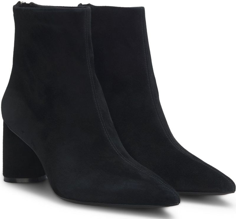 BOSS - Knielaarzen - Suède - Blokhak 7 cm