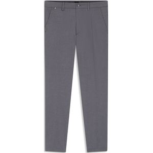Slim-fit broek van katoenen dobbystof met stretch