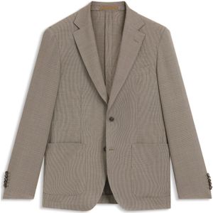 Slim-fit blazer van scheerwol en zijde